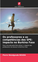 Os professores e as competências dos SPE: impacto no Burkina Faso