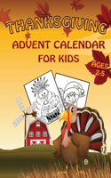 Thanksgiving Advent Calendar for Kids Ages 2-5
