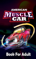 American Muscle Car Book For Adults