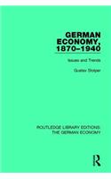 German Economy, 1870-1940