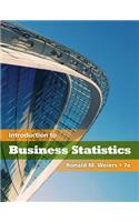 Introduction to Business Statistics (Book Only)