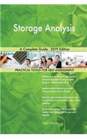 Storage Analysis A Complete Guide - 2019 Edition