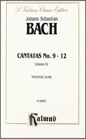Bach Cantatas No. 9-11 M
