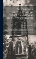 Duty of a Christian State to Support a National Church Establishment