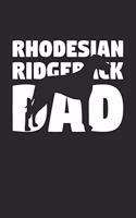 Rhodesian Ridgeback Notebook 'Rhodesian Ridgeback Dad' - Gift for Dog Lovers - Rhodesian Ridgeback Journal