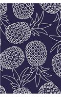 Pineapple Notebook: Dot Grid Journal, Softcover (6x9 Inches) with 120 Pages