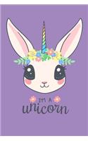 I'm a unicorn Blank Sketchbook: 6" x 9", 120 pp