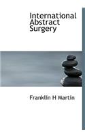 International Abstract Surgery