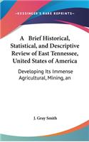 A Brief Historical, Statistical, and Descriptive Review of East Tennessee, United States of America: Developing Its Immense Agricultural, Mining, an