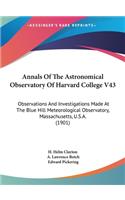 Annals of the Astronomical Observatory of Harvard College V43