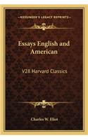 Essays English and American