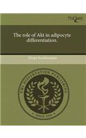The Role of Akt in Adipocyte Differentiation