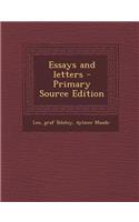 Essays and Letters