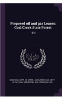 Proposed oil and gas Leases