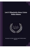 Leti U Ebanhelio Hezu Crizto Hebix Mateo