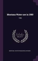 Montana Water use in 1980