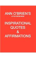 Ann O'Brien's Inspirational Quotes And Affirmations