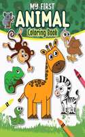 My First Baby Animals Coloring Book