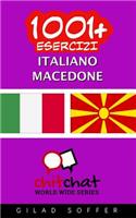 1001+ Exercices Italiano - Macedone: (Italian)