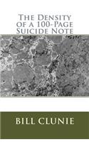 Density of a 100-Page Suicide Note: (English)
