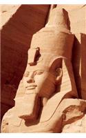 Statue at Abu Simbel Temple in Egypt Journal: 150 Page Lined Notebook/Diary