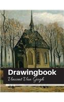 Drawingbook (Vincent Van Gogh): Drawingbook, drawing book for adults, All Blank Sketchbook, van gogh notebook