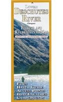 Lower Deschutes River Fishing and Recreation Map