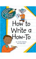 How to Write a How to