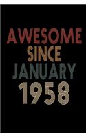 Awesome Since January 1958