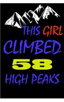 This Girl climbed 58 high peaks