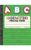Handwriting Practice Paper: Dotted Mid-lines 150 Pages Uppercase and Lowercase Writing Sheets Notebook For Kids (Kindergarten To 3rd Grade Students)