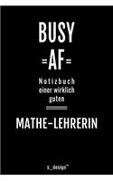 Notizbuch für Mathe-Lehrer / Mathe-Lehrerin