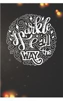 Sparkle all the Way Notebook