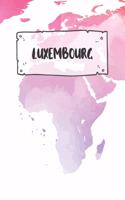 Luxembourg: Dotted Travel Diary Notebook or Journey Dotted Grid Journal - Holiday Trip Pocketbook for Men and Women with Dots