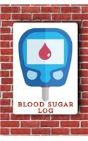 Blood Sugar Log: Blood Sugar Tracker, Daily Record & Chart Your Glucose Readings Book