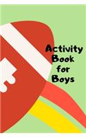 Activity Book for Boys: Activities Book for Kids Ages 4-8 Draw and Write Journal with Puzzles Games and Writing Prompts - Great Gift for Boys