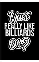 I Just Really Like Billiards Ok?