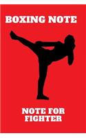 Boxing Note Thai Journal Boxing Movements Notebook Tb-03: Sport Note Muay Thai