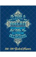 The Bible Is Meant To Be Bread for Daily Use Not Cake For Special Occasions - Christian Student Planner (Blue): 2018 Gift Ideas - Calendars, Planners & Personal Organizers - Organization - Christian Planner Christian Student Planners