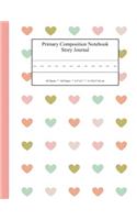 Primary Composition Notebook Story Journal: Educational Writing and Drawing Handwriting Activity Workbook