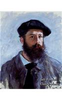 Self Portrait, Claude Monet - Notebook/Journal: 8"x10" College Ruled - 200 Pages(Fine Art Cover Journals)