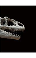 Dino Skeleton Graph Book: 8.5 x 11 Quad Rule Graph Paper 200 pages (100 sheets)