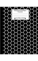Hexagonal Graph Paper Notebook. 8" x 10". 120 Pages. 0.5" Hexagons