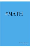 Graph Paper Notebook 1/4 inch squares