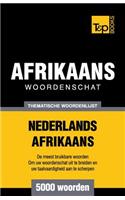 Thematische woordenschat Nederlands-Afrikaans - 5000 woorden