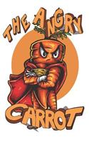 The Angry Carrot: 6x9 College Ruled Line Paper 150 Pages