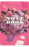 Peonies and Butterflies Notebook