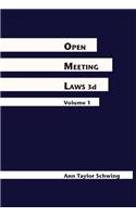 Open Meeting Laws 3D 2-Volume Set