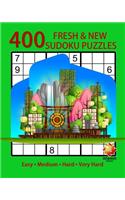 Sudoku: 400 Fresh & New Sudoku Puzzles (Easy, Medium, Hard, Very Hard)