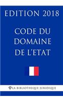 Code du domaine de l'Etat: Edition 2018